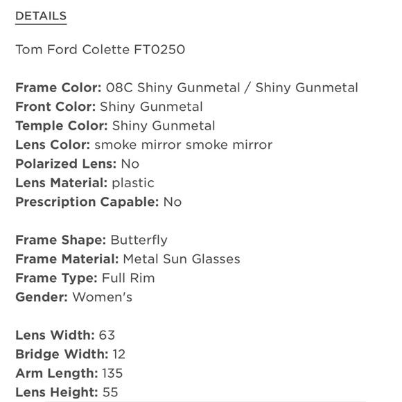 Tom Ford Collette Butterfly Sunglasses - Picture 9 of 10